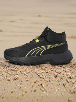 Puma - Quest blitz Mid Men Green Running Shoes