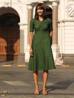 Okhai - Parakeet Pure Cotton Dress