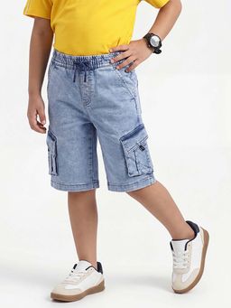United Colors of Benetton - Solid Regular Fit Cargo Shorts