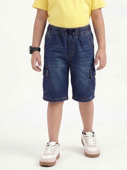 United Colors of Benetton - Solid Regular Fit Denim Shorts