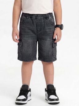United Colors of Benetton - Solid Regular Fit Denim Shorts