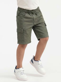 United Colors of Benetton - Regular Fit Mid Rise Solid Shorts