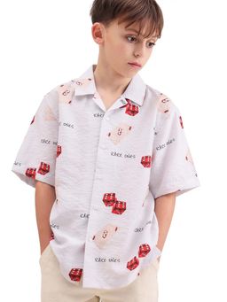 RARE ONES - Viscose Blend Regular Fit Shirt