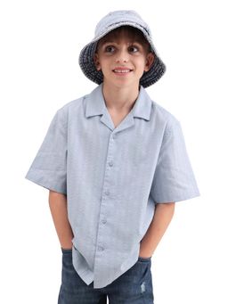 RARE ONES - Regular Fit Self Design Shirt