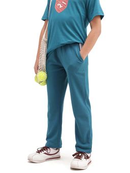 RARE ONES - Cotton Blend Regular Fit Mid Waist Solid Trouser
