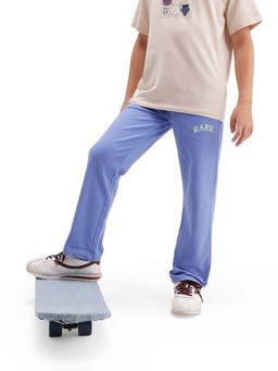 RARE ONES - Cotton Regular Fit Mid Waist Solid Trouser