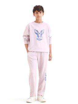 RARE ONES - Cotton Blend Straight Fit Mid Waist Solid Trouser