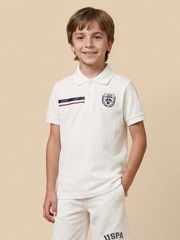 U.S. POLO ASSN. - Kids Boys Solid Regular Fit Polo T-shirt