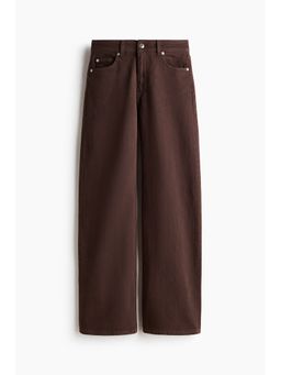 H&M - Women Brown Wide High Waist Jeans