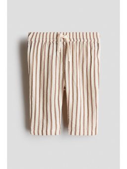 H&M - Boys White Cotton Trousers