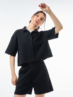 Bewakoof - Women's Black Oversized Co-ordinates
