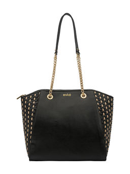 Eske - Liza Genuine Cosmos Leather Tote Braided Pattern