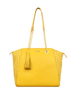 Eske - Liza Genuine Cosmos Leather Tote Braided Pattern