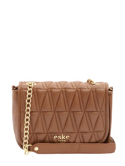 Eske - Carol Genuine Leather Sling Bag Spacious Compartments