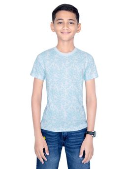 ONE SKY - Boys Printed Pure Cotton Regular T-Shirt