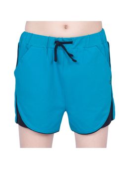 ONE SKY - Girls Dual Tone Cotton Shorts Teal