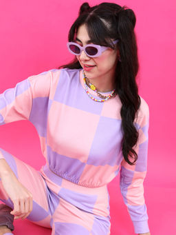 TOKYO TALKIES - Multi-Color Checks Regular Fit Top