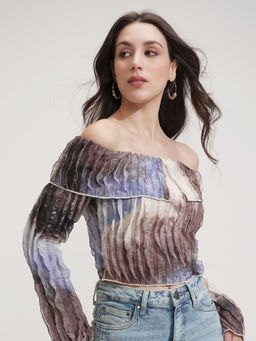 TOKYO TALKIES - Multi-Color Solid Regular Fit Crop Top