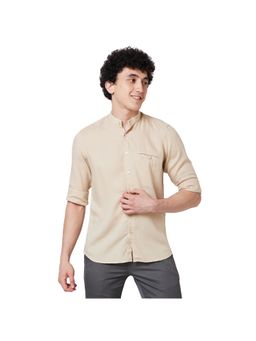 ColorPlus - Tailored Fit Solid Fawn Shirt