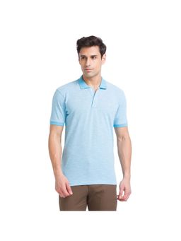 Park Avenue - Slim Fit Solid Petrol Polo T-Shirt