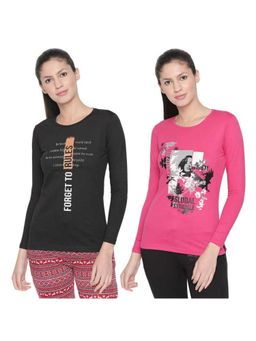 Bodycare - Bodyactive Pack Of 2 Women'S Tshirt - Multi-Color