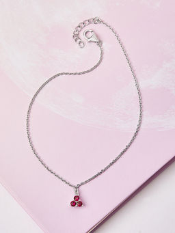 Mia by Tanishq - Minimalist Glow Silver Anklet (12)