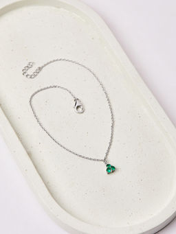 Mia by Tanishq - Dainty Radiant Silver Anklet (12)