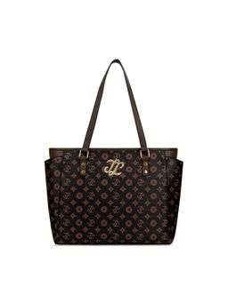 Lavie Signature - Mono Carmel Black Printed Tote Bag
