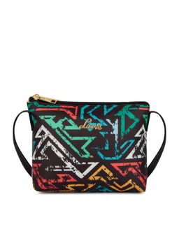 Lavie - Tessie Stripe Black Polyester Printed Pouch