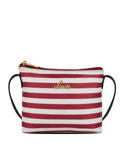 Lavie - Tessie Stripe White Polyester Stripes Pouch