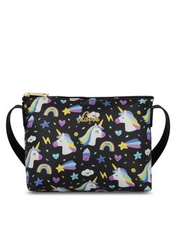 Lavie - Tessie Unicorn Purple Polyester Printed Pouch