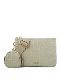 Lavie Luxe - Emilan Green Textured Sling Bag with Pouch