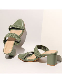 MYRA - Knotted Army Two Strap Heel