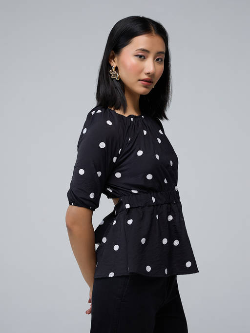 acka balloon peplum tops The OBA SET ?? This gorgeous peplum top 