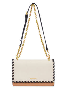 MIRAGGIO - Ivory Erika Shoulder Bag (M)
