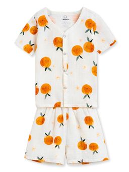 The Book Club - Muslin Cotton Printed Shirt and Shorts