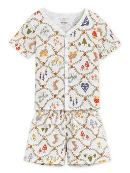 The Book Club - Muslin Cotton Printed Shirt and Shorts