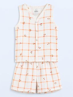 The Book Club - Muslin Cotton Jhabla and Shorts