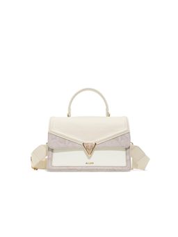 Aldo - ORANGESPINE Beige Women Top Handle Handbag With Detachable Strap