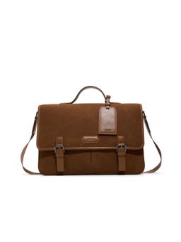 Aldo - AGRERAMOND Brown Men Messenger Bag With Detachable Strap & Charm