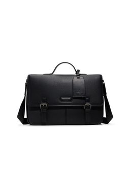 Aldo - AGRERAMOND Black Men Messenger Bag With Detachable Strap & Charm