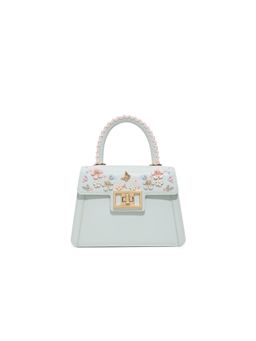 Aldo - FLOWERGIRL Green Women Top Handle Handbag With Detachable Strap