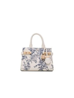 Aldo - LISBON White Women Satchel Bag With Detachable Strap & Charm