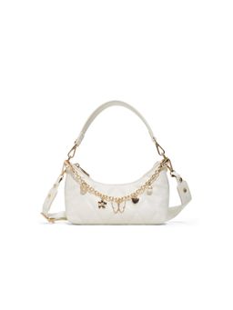 Aldo - ELAYA White Women Handbag With Detachable Strap & Chain