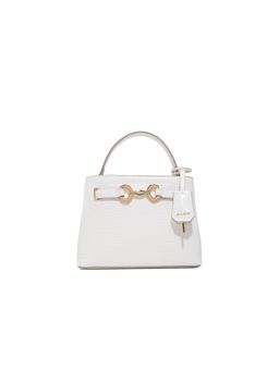 Aldo - MARINIA White Women Satchel Bag With Detachable Strap & Charm