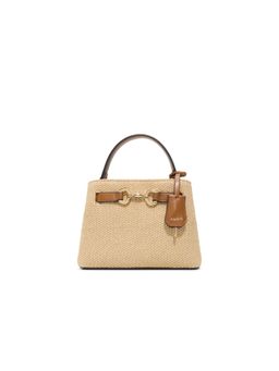 Aldo - MARINIA Brown Women Satchel Bag With Detachable Strap & Charm