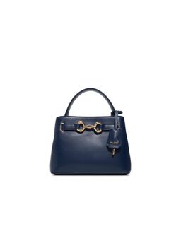 Aldo - MARINIA Navy Blue Women Satchel Bag With Detachable Strap & Charm