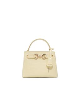 Aldo - MARINIA Yellow Women Satchel Bag With Detachable Strap & Charm