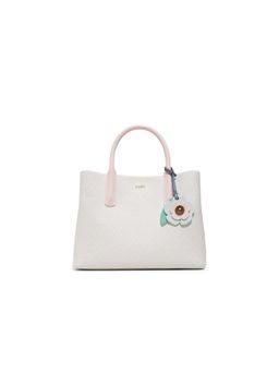 Aldo - LIVIEA White Women Satchel Bag With Detachable Strap & Charm
