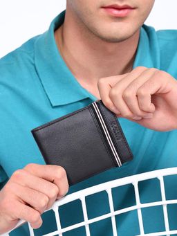 Sassora - Genuine Leather RFID Blocking Secure Elastic Band Closure Wallet (M)